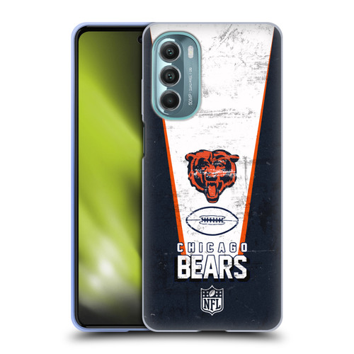 NFL Chicago Bears Logo Art Banner Soft Gel Case for Motorola Moto G Stylus 5G (2022)