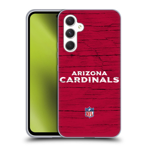 NFL Arizona Cardinals Logo Distressed Look Soft Gel Case for Samsung Galaxy A54 5G