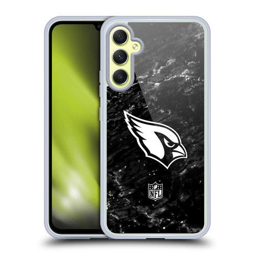 NFL Arizona Cardinals Artwork Marble Soft Gel Case for Samsung Galaxy A34 5G