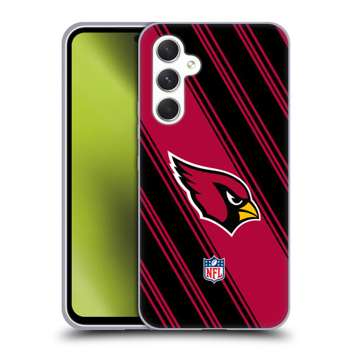 NFL Arizona Cardinals Artwork Stripes Soft Gel Case for Samsung Galaxy A54 5G