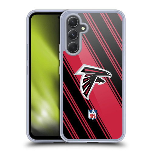NFL Atlanta Falcons Artwork Stripes Soft Gel Case for Samsung Galaxy A54 5G