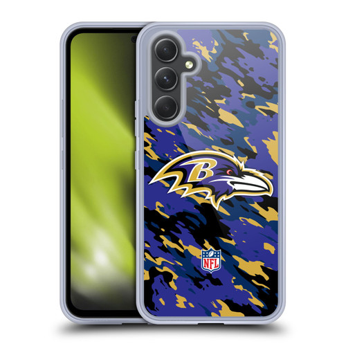 NFL Baltimore Ravens Logo Camou Soft Gel Case for Samsung Galaxy A54 5G NFL Baltimore Ravens Logo Camou Soft Gel Case for Samsung Galaxy A54 5G