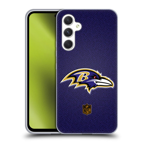 NFL Baltimore Ravens Logo Football Soft Gel Case for Samsung Galaxy A54 5G