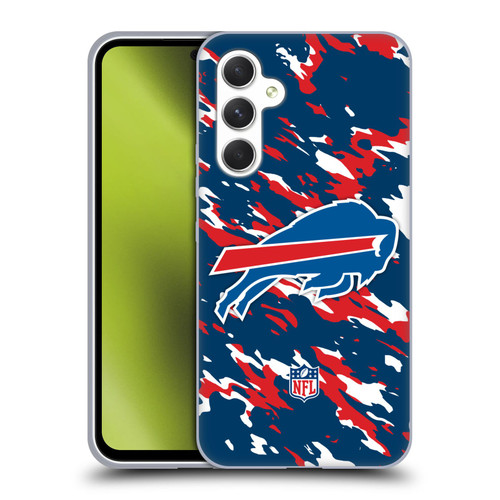 NFL Buffalo Bills Logo Camou Soft Gel Case for Samsung Galaxy A54 5G