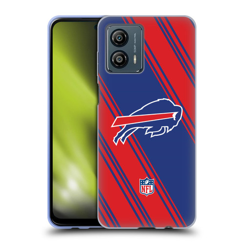 NFL Buffalo Bills Artwork Stripes Soft Gel Case for Motorola Moto G53 5G