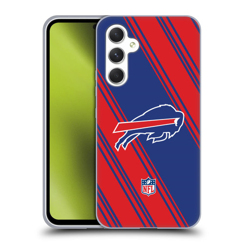 NFL Buffalo Bills Artwork Stripes Soft Gel Case for Samsung Galaxy A54 5G
