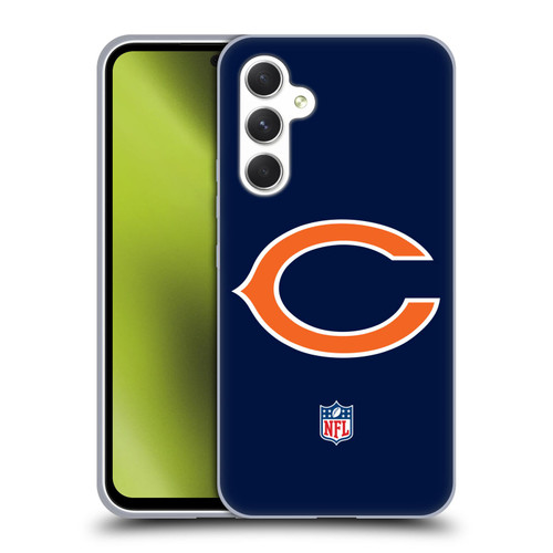 NFL Chicago Bears Logo Plain Soft Gel Case for Samsung Galaxy A54 5G