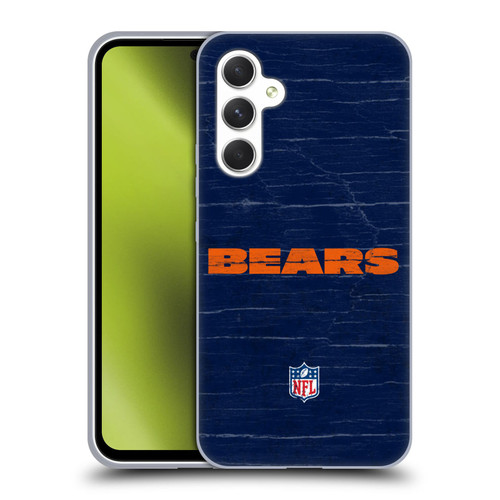 NFL Chicago Bears Logo Distressed Look Soft Gel Case for Samsung Galaxy A54 5G