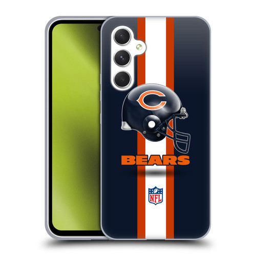 NFL Chicago Bears Logo Helmet Soft Gel Case for Samsung Galaxy A54 5G