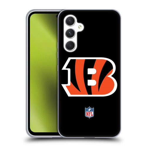 NFL Cincinnati Bengals Logo Plain Soft Gel Case for Samsung Galaxy A54 5G