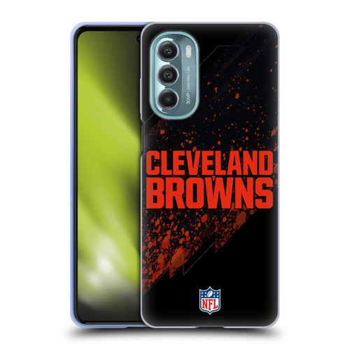 NFL Cleveland Browns Logo Blur Soft Gel Case for Motorola Moto G Stylus 5G (2022)