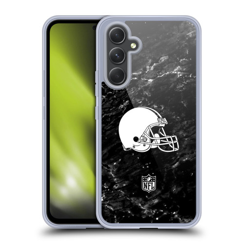 NFL Cleveland Browns Artwork Marble Soft Gel Case for Samsung Galaxy A54 5G