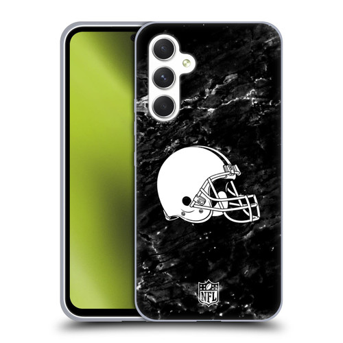 NFL Cleveland Browns Artwork Marble Soft Gel Case for Samsung Galaxy A54 5G