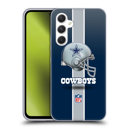 NFL Dallas Cowboys Logo Helmet Soft Gel Case for Samsung Galaxy A54 5G