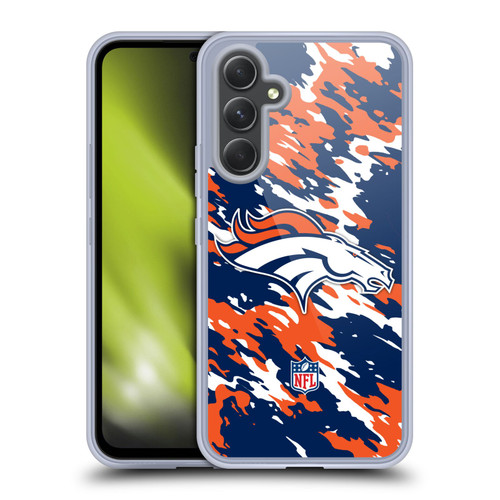 NFL Denver Broncos Logo Camou Soft Gel Case for Samsung Galaxy A54 5G