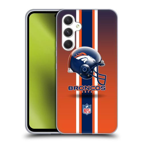 NFL Denver Broncos Logo Helmet Soft Gel Case for Samsung Galaxy A54 5G