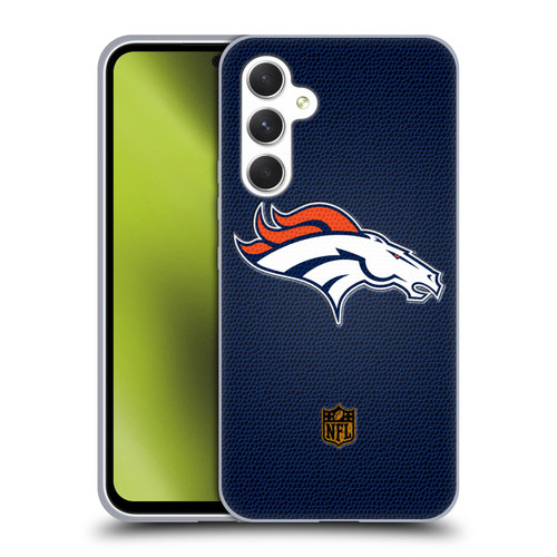 NFL Denver Broncos Logo Football Soft Gel Case for Samsung Galaxy A54 5G