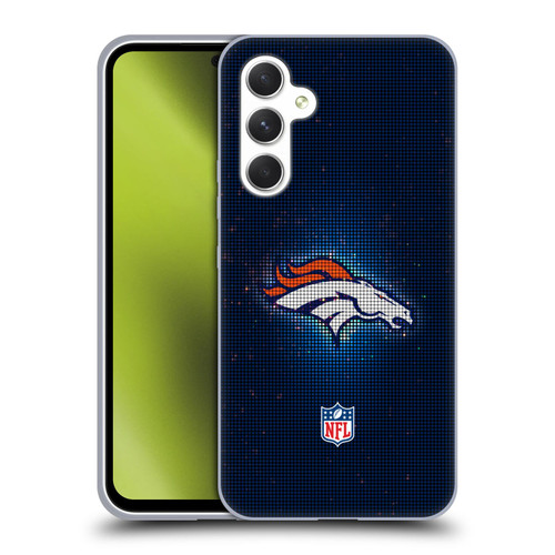 NFL Denver Broncos Artwork LED Soft Gel Case for Samsung Galaxy A54 5G