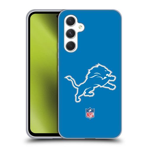 NFL Detroit Lions Logo Plain Soft Gel Case for Samsung Galaxy A54 5G