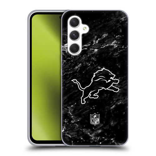 NFL Detroit Lions Artwork Marble Soft Gel Case for Samsung Galaxy A54 5G
