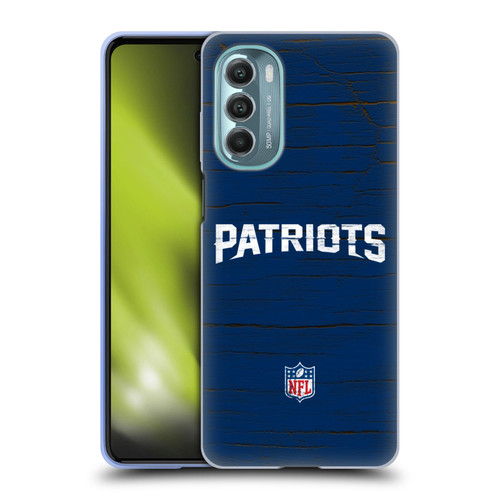 NFL New England Patriots Logo Distressed Look Soft Gel Case for Motorola Moto G Stylus 5G (2022)