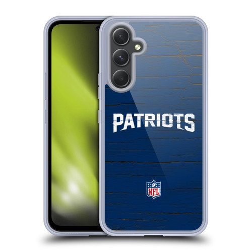 NFL New England Patriots Logo Distressed Look Soft Gel Case for Samsung Galaxy A54 5G