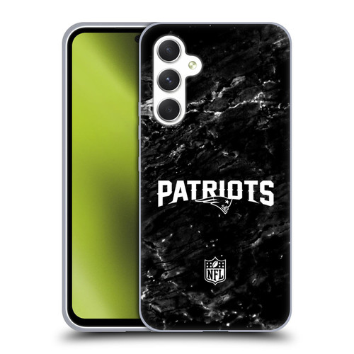 NFL New England Patriots Artwork Marble Soft Gel Case for Samsung Galaxy A54 5G