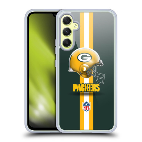 NFL Green Bay Packers Logo Helmet Soft Gel Case for Samsung Galaxy A34 5G