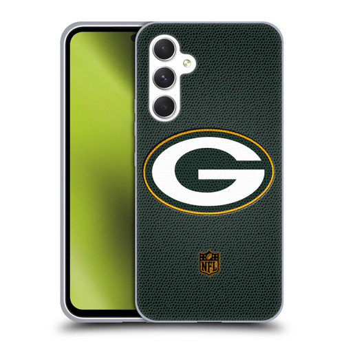NFL Green Bay Packers Logo Football Soft Gel Case for Samsung Galaxy A54 5G