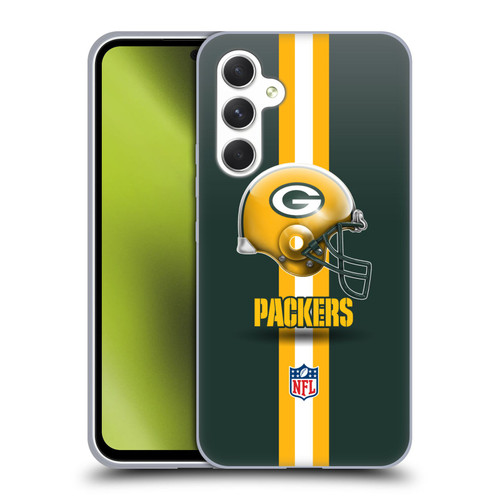 NFL Green Bay Packers Logo Helmet Soft Gel Case for Samsung Galaxy A54 5G
