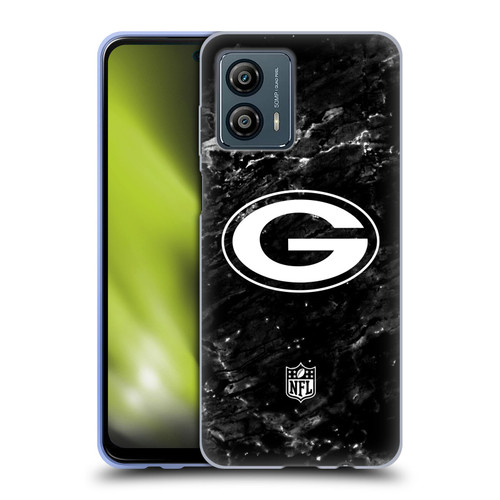 NFL Green Bay Packers Artwork Marble Soft Gel Case for Motorola Moto G53 5G