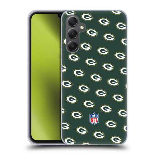 NFL Green Bay Packers Artwork Patterns Soft Gel Case for Samsung Galaxy A34 5G