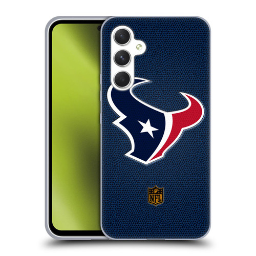 NFL Houston Texans Logo Football Soft Gel Case for Samsung Galaxy A54 5G