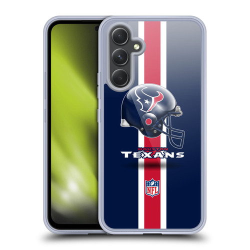 NFL Houston Texans Logo Helmet Soft Gel Case for Samsung Galaxy A54 5G