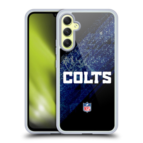 NFL Indianapolis Colts Logo Blur Soft Gel Case for Samsung Galaxy A34 5G