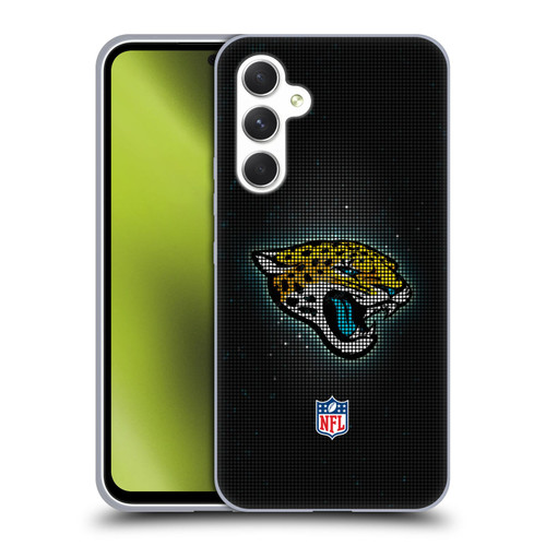 NFL Jacksonville Jaguars Artwork LED Soft Gel Case for Samsung Galaxy A54 5G