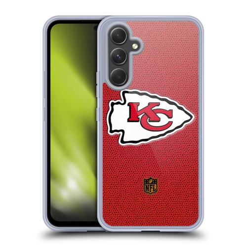 NFL Kansas City Chiefs Logo Football Soft Gel Case for Samsung Galaxy A54 5G