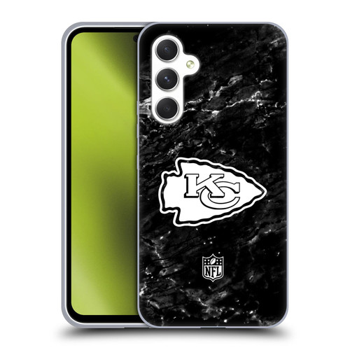 NFL Kansas City Chiefs Artwork Marble Soft Gel Case for Samsung Galaxy A54 5G