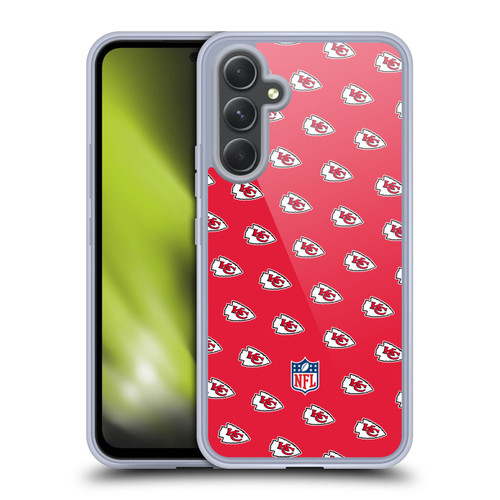 NFL Kansas City Chiefs Artwork Patterns Soft Gel Case for Samsung Galaxy A54 5G