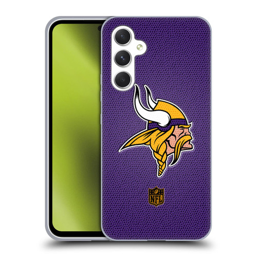 NFL Minnesota Vikings Logo Football Soft Gel Case for Samsung Galaxy A54 5G