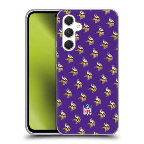 NFL Minnesota Vikings Artwork Patterns Soft Gel Case for Samsung Galaxy A54 5G