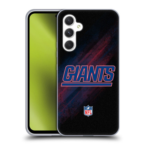 NFL New York Giants Logo Blur Soft Gel Case for Samsung Galaxy A54 5G