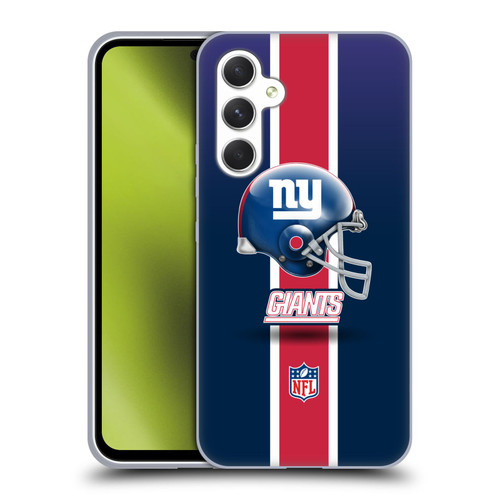 NFL New York Giants Logo Helmet Soft Gel Case for Samsung Galaxy A54 5G