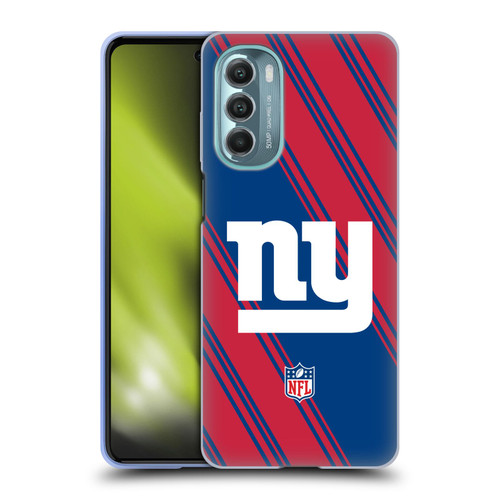 NFL New York Giants Artwork Stripes Soft Gel Case for Motorola Moto G Stylus 5G (2022)