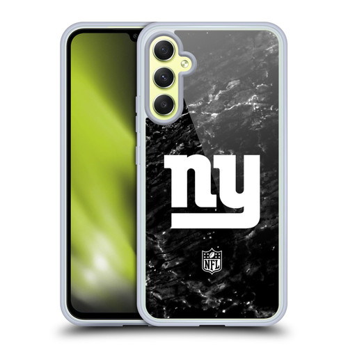 NFL New York Giants Artwork Marble Soft Gel Case for Samsung Galaxy A34 5G