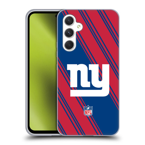 NFL New York Giants Artwork Stripes Soft Gel Case for Samsung Galaxy A54 5G