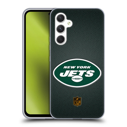 NFL New York Jets Logo Football Soft Gel Case for Samsung Galaxy A54 5G
