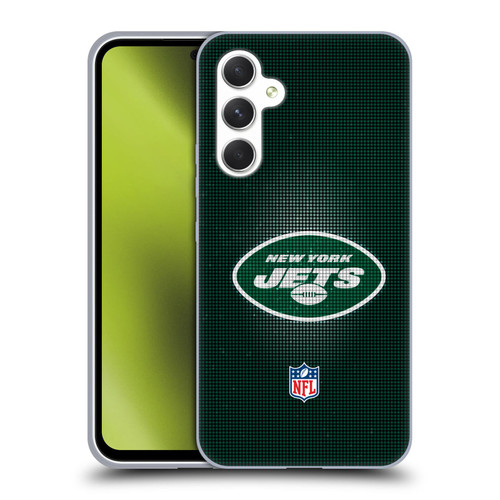 NFL New York Jets Artwork LED Soft Gel Case for Samsung Galaxy A54 5G