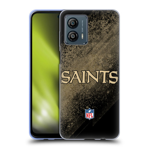 NFL New Orleans Saints Logo Blur Soft Gel Case for Motorola Moto G53 5G
