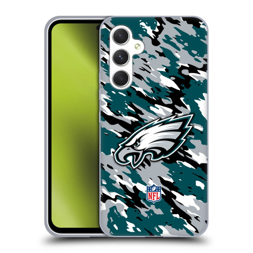 NFL Philadelphia Eagles Logo Camou Soft Gel Case for Samsung Galaxy A54 5G